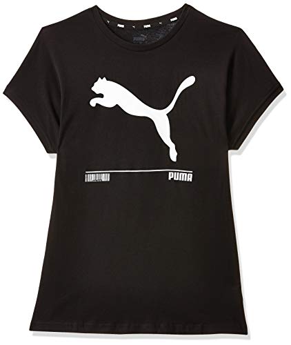 PUMA Nu-Tility tee Camiseta, Mujer, Black, M