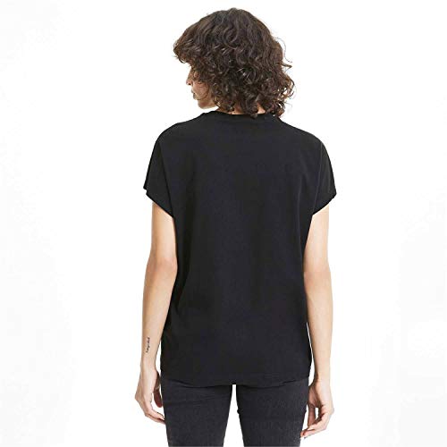 PUMA Nu-Tility tee Camiseta, Mujer, Black, M