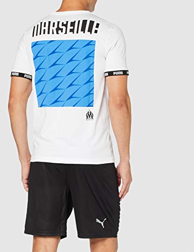 PUMA Om Ftbl Culture tee Camiseta, Hombre, White, XL