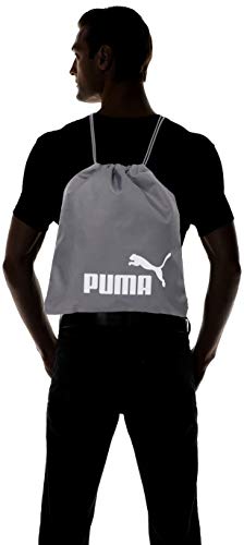 Puma Phase Gym Sack Bolsa De Cuerdas, Unisex Adulto, Quiet Shade White, OSFA