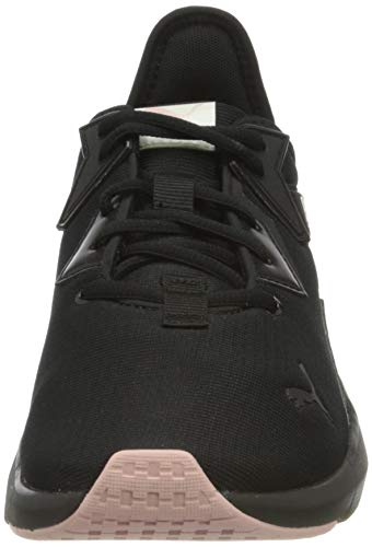 PUMA Platinum Shimmer Wn's, Zapatillas de Gimnasio Mujer, Negro Black/Peachskin, 37 EU