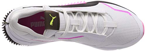 PUMA Provoke XT WN'S, Zapatillas de Gimnasio Mujer, Blanco White Black/Luminous Pink, 41 EU