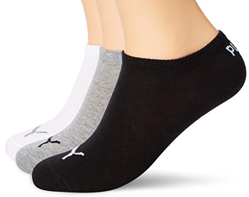 Puma PUMA UNISEX SNEAKER PLAIN 3P, Calcetines Unisex adulto, pack de 3, Gris (Gris/Blanco/Negro 882), 35/38 (Talla del fabricante: 035) Puma PUMA UNISEX SNEAKER PLAIN 3P, Calcetines Unisex adulto, pack de 3, Gris (Gris/Blanco/Negro 882), 35/38 (Talla del fabricante: 035)