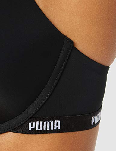 Puma Push-up Bra 1p Ecom Sujetador con Aros para Mujer, Negro (Black 200), 90A (Talla Fabricante :75A)