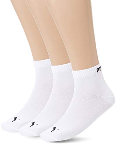 Puma Quarter Plain, Calcetín Unisex Adulto, Blanco (White), 39-42, (Pack de 3) Puma Quarter Plain, Calcetín Unisex Adulto, Blanco (White), 39-42, (Pack de 3)