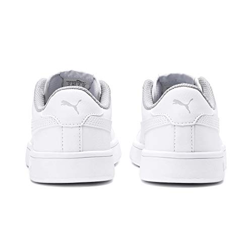 PUMA Smash V2 L Jr, Zapatillas Unisex Adulto, Blanco White White, 36 EU