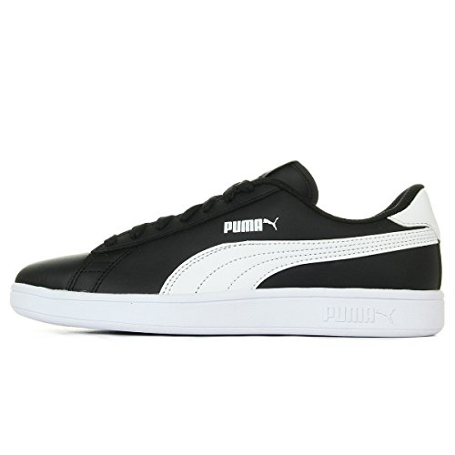 PUMA Smash V2 L Jr, Zapatillas Unisex Adulto, Negro Black White, 39 EU PUMA Smash V2 L Jr, Zapatillas Unisex Adulto, Negro Black White, 39 EU
