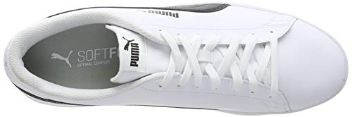 PUMA Smash V2 L, Zapatillas Unisex Adulto, Blanco White Black, 42 EU