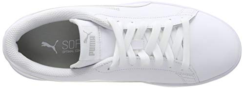 PUMA Smash V2 L, Zapatillas Unisex Adulto, Blanco White White, 39 EU