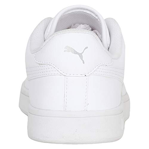 PUMA Smash V2 L, Zapatillas Unisex Adulto, Blanco White/Amazon Green, 42 EU PUMA Smash V2 L, Zapatillas Unisex Adulto, Blanco White/Amazon Green, 42 EU