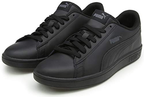 PUMA Smash V2 L, Zapatillas Unisex Adulto, Negro Black Black, 42.5 EU