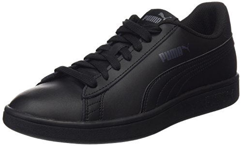 PUMA Smash V2 L, Zapatillas Unisex Adulto, Negro Black Black, 42.5 EU