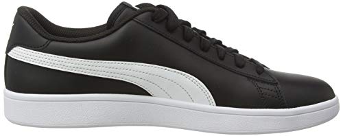 PUMA Smash V2 L, Zapatillas Unisex Adulto, Negro Black White, 40 EU