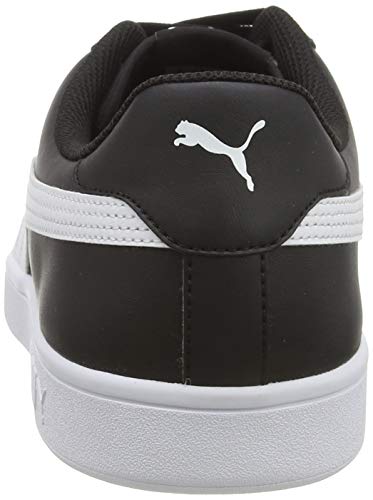 PUMA Smash V2 L, Zapatillas Unisex Adulto, Negro Black White, 42 EU