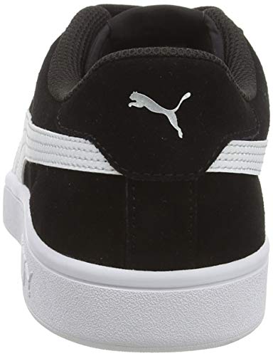 PUMA Smash v2, Zapatillas Unisex Adulto, Negro (Black White Silver), 41 EU PUMA Smash v2, Zapatillas Unisex Adulto, Negro (Black White Silver), 41 EU