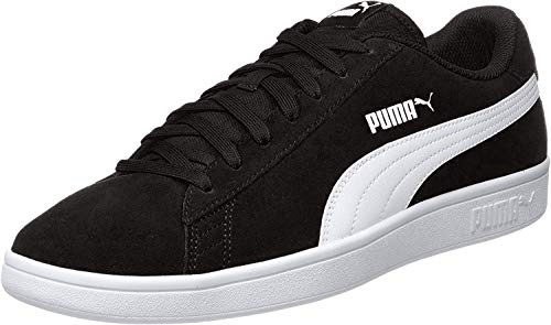 PUMA Smash v2, Zapatillas Unisex Adulto, Negro (Black White Silver), 41 EU PUMA Smash v2, Zapatillas Unisex Adulto, Negro (Black White Silver), 41 EU