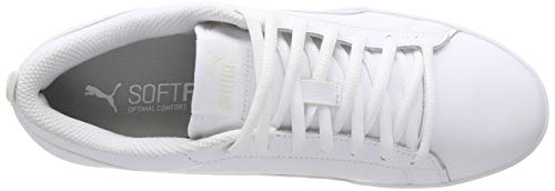 PUMA Smash Wns V2 L, Zapatillas Mujer, Blanco White White, 38 EU