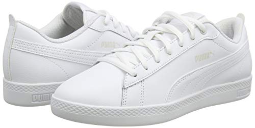 PUMA Smash Wns V2 L, Zapatillas Mujer, Blanco White White, 38 EU PUMA Smash Wns V2 L, Zapatillas Mujer, Blanco White White, 38 EU