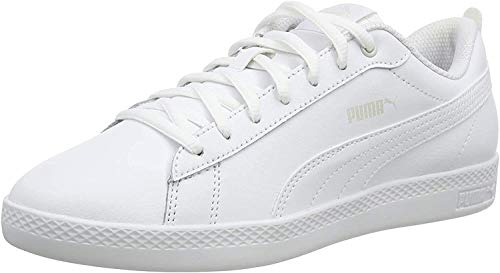 PUMA Smash Wns V2 L, Zapatillas Mujer, Blanco White White, 38 EU PUMA Smash Wns V2 L, Zapatillas Mujer, Blanco White White, 38 EU