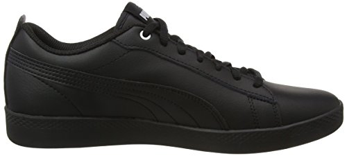 PUMA Smash Wns V2 L, Zapatillas Mujer, Negro Black Black, 38 EU