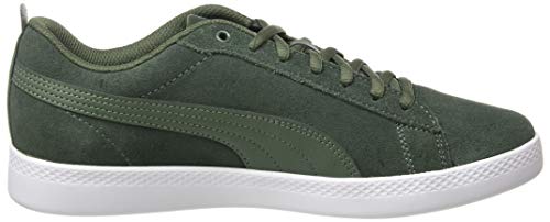 PUMA Smash Wns V2 SD, Zapatillas Mujer, Verde (Thyme/Thyme Silver White), 38 EU