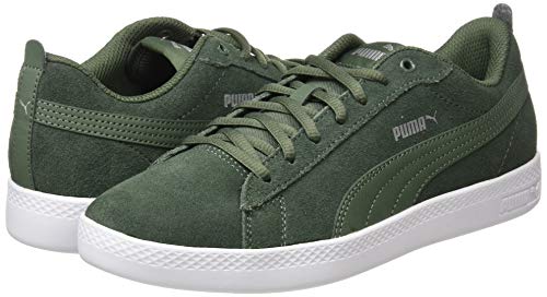 PUMA Smash Wns V2 SD, Zapatillas Mujer, Verde (Thyme/Thyme Silver White), 38 EU