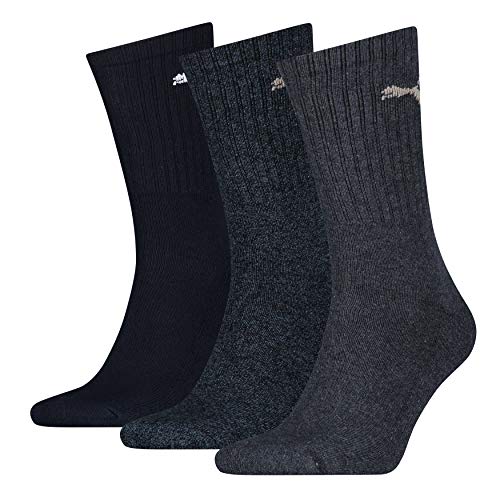 PUMA Sport 3P Calcetines, Azul marino (321-New Navy), 43-46 (Pack de 3) para Hombre