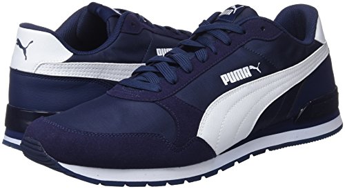 PUMA St Runner V2 NL', Zapatillas Unisex Adulto, Azul (Peacoat White), 45 EU