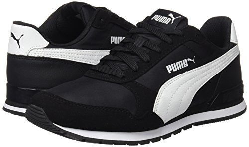 PUMA St Runner V2 NL, Zapatillas Unisex Adulto, Negro Black White, 42.5 EU