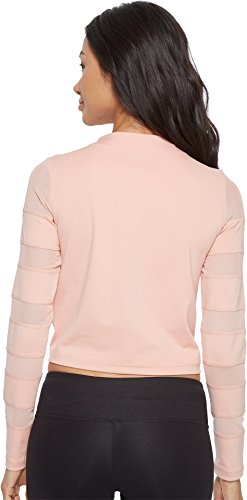 PUMA Strapped Up Crop Top Camiseta atlética, Beige melocotón/Beige melocotón, L para Mujer