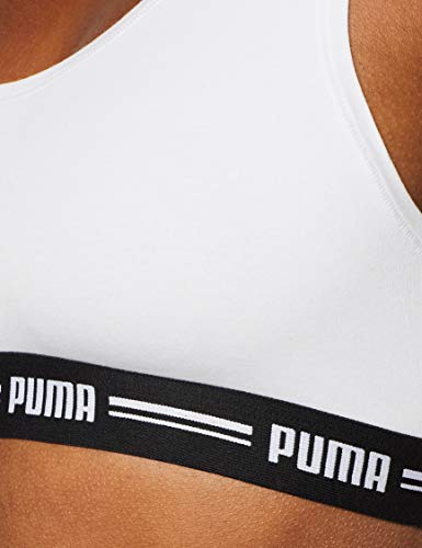 Puma - Sujetador básico - Básico - para Mujer Blanco Blanc (White) 38
