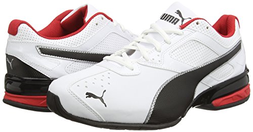 PUMA Tazon 6 FM, Zapatillas de Cross Hombre, Blanco (White/Black Silver), 42 EU