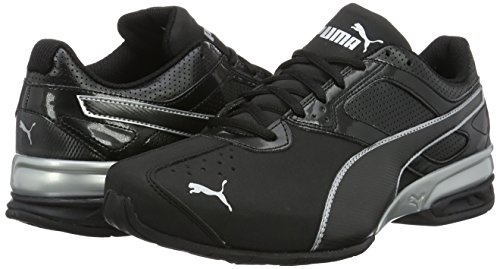 PUMA Tazon 6 FM, Zapatillas de Cross Hombre, Negro Black Silver, 44 EU