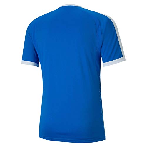 PUMA Teamfinal Indoor Jersey Camiseta, Hombre, Electric Blue Lemonade White, XL