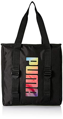 PUMA Unisex-Adult's Pacific Yoga Tote, black/White, One Size