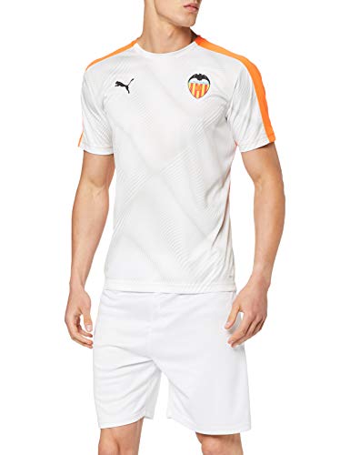 Puma Valencia CF Temporada 2020/21-Stadium Jersey Camiseta, Unisex, Vibrant Orange White, M