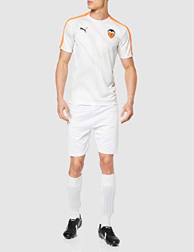 PUMA VCF Stadium Jersey Maillot, Hombre, Vibrant Orange White, XL