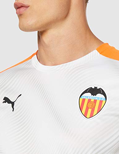 PUMA VCF Stadium Jersey Maillot, Hombre, Vibrant Orange White, XL