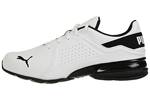 PUMA Viz Runner, Zapatillas de Running Hombre, Blanco White Black, 45 EU PUMA Viz Runner, Zapatillas de Running Hombre, Blanco White Black, 45 EU