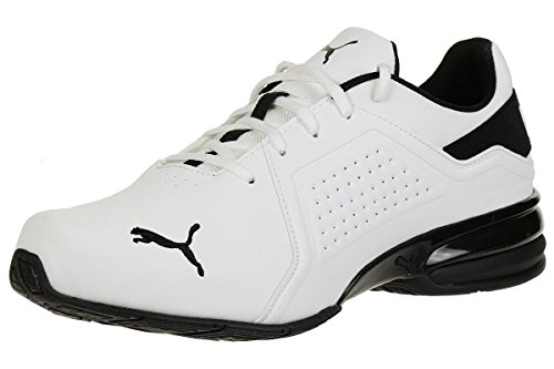 PUMA Viz Runner, Zapatillas de Running Hombre, Blanco White Black, 45 EU PUMA Viz Runner, Zapatillas de Running Hombre, Blanco White Black, 45 EU