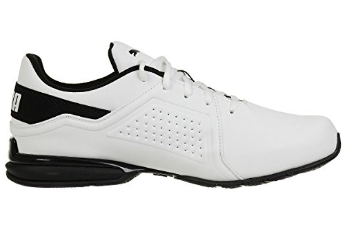 PUMA Viz Runner, Zapatillas de Running Hombre, Blanco White Black, 45 EU PUMA Viz Runner, Zapatillas de Running Hombre, Blanco White Black, 45 EU