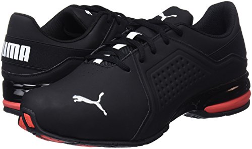 PUMA Viz Runner, Zapatillas de Running Hombre, Negro Black White, 42 EU