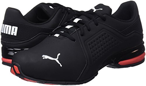 PUMA Viz Runner, Zapatillas de Running Hombre, Negro Black White, 43 EU PUMA Viz Runner, Zapatillas de Running Hombre, Negro Black White, 43 EU