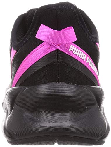 PUMA Weave XT Twin WN'S, Zapatillas de Gimnasio Mujer, Negro Black/Luminous Pink Silver, 38 EU