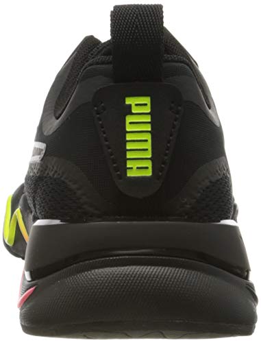 PUMA Zone XT Wns, Zapatillas Deportivas para Interior Mujer, Negro Black/Ignite Pink Silver, 38 EU