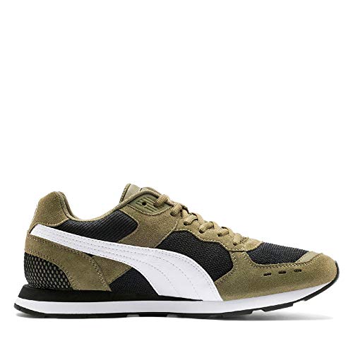 PUMJV|#Puma Vista Zapatillas Unisex adulto, Verde (Burnt Olive-Puma White-Puma Black 08), 40.5 EU (7 UK)