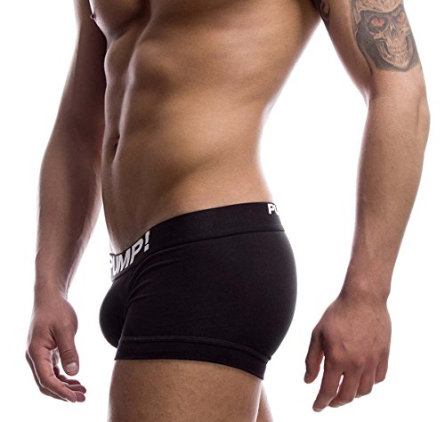 PUMP! 11000-02 - Calzoncillos tipo bóxer para hombre, color negro Negro XL