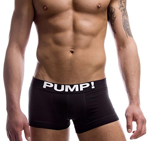 PUMP! 11000-02 - Calzoncillos tipo bóxer para hombre, color negro Negro XL