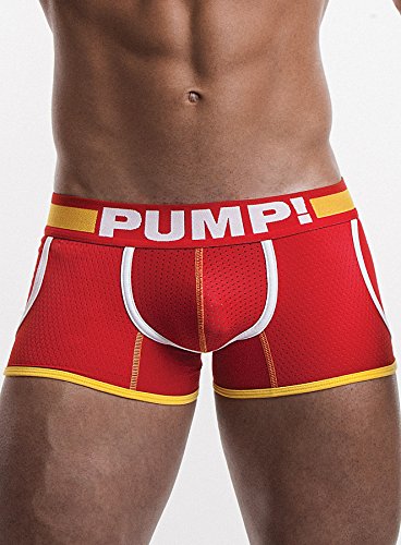 PUMP! Flash Jogger 11047 - Calzoncillos tipo bóxer, color rojo rojo M