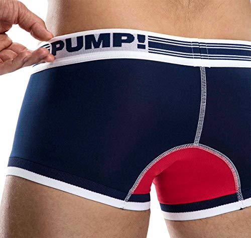 PUMP! Touchdown Academy 11077 - Calzoncillos tipo bóxer para hombre, color azul marino azul S PUMP! Touchdown Academy 11077 - Calzoncillos tipo bóxer para hombre, color azul marino azul S